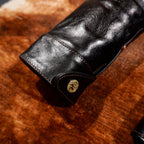 Men's Leather Jacket - Black