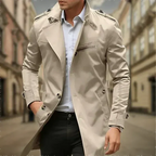 Bram | Classic Men's Long Trench Coat