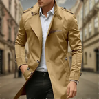 Bram | Classic Men's Long Trench Coat