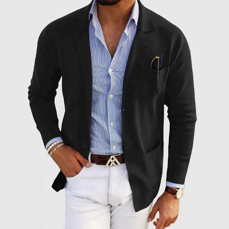 Dan | Stylish Men’s Casual Blazer with Functional Flap Pockets
