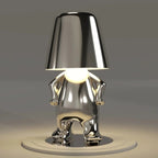 Cordless Figure Table Lamp - Rechargeable USB LED Thinker Design