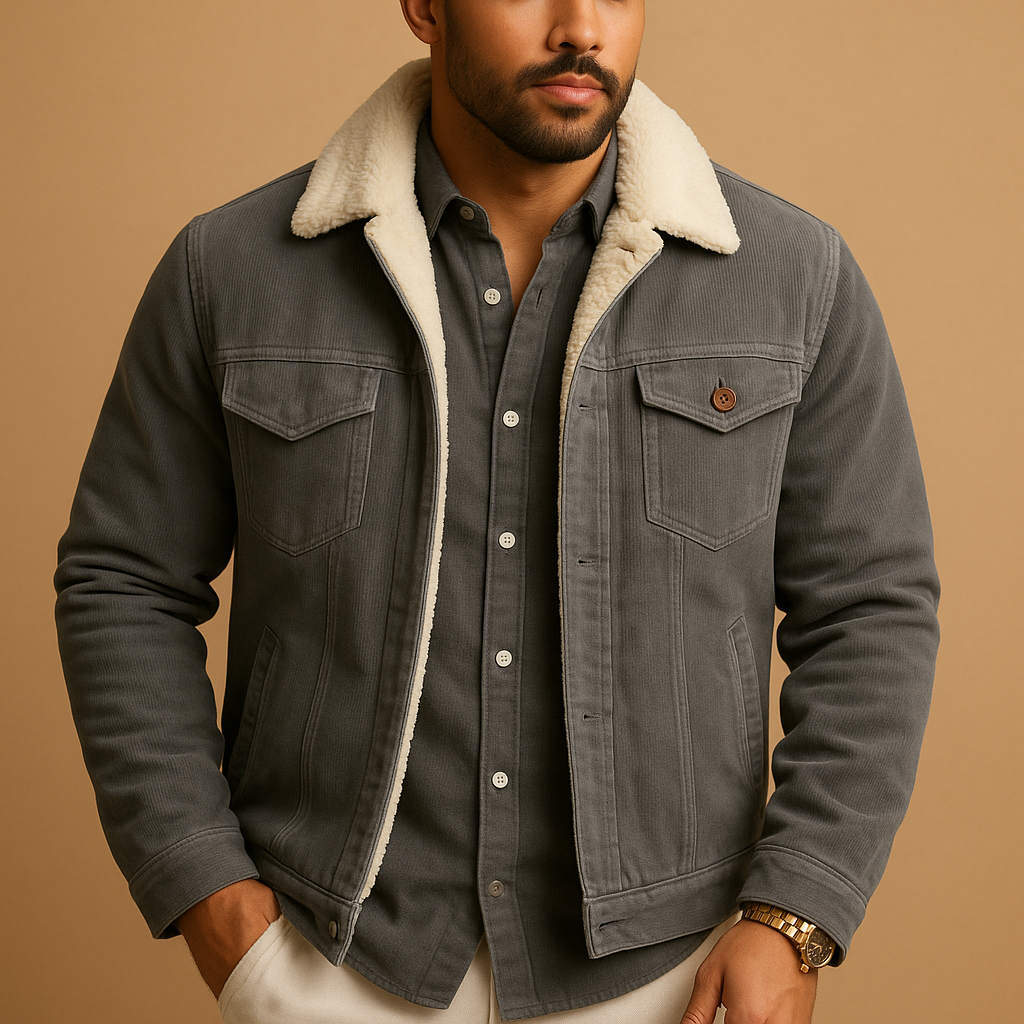 Modern-Fit Corduroy Jacket