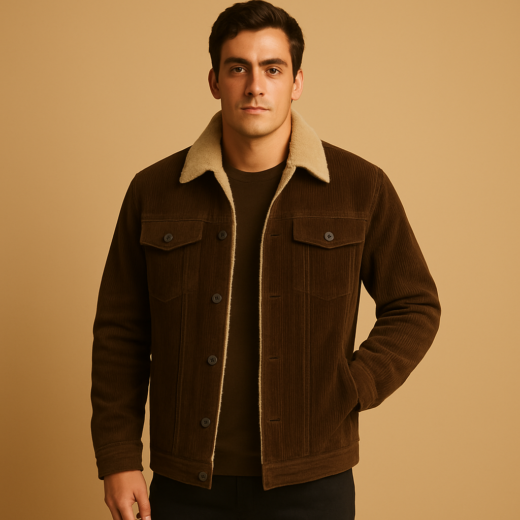 Modern-Fit Corduroy Jacket