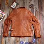 Men's Leather Jacket - L