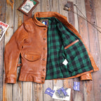 Men's Leather Jacket - XL