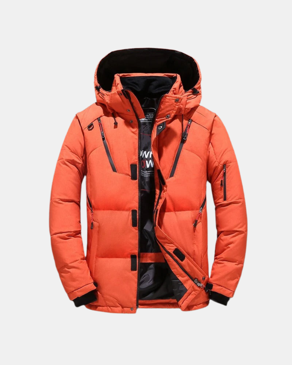 Daan | Men's Tailored Hooded Puffer Jacket – Stylish Warm Winter Coat