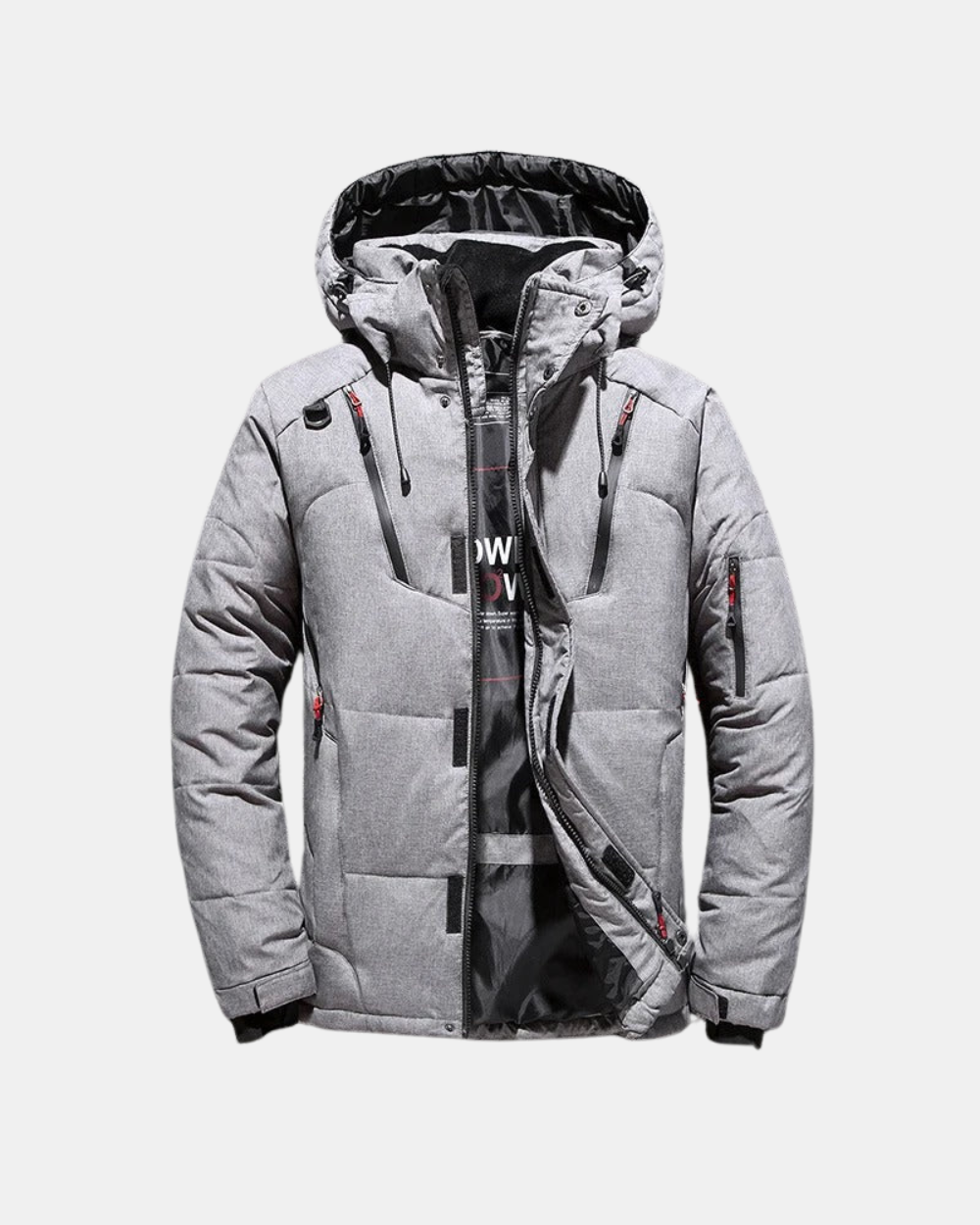 Daan | Men's Tailored Hooded Puffer Jacket – Stylish Warm Winter Coat