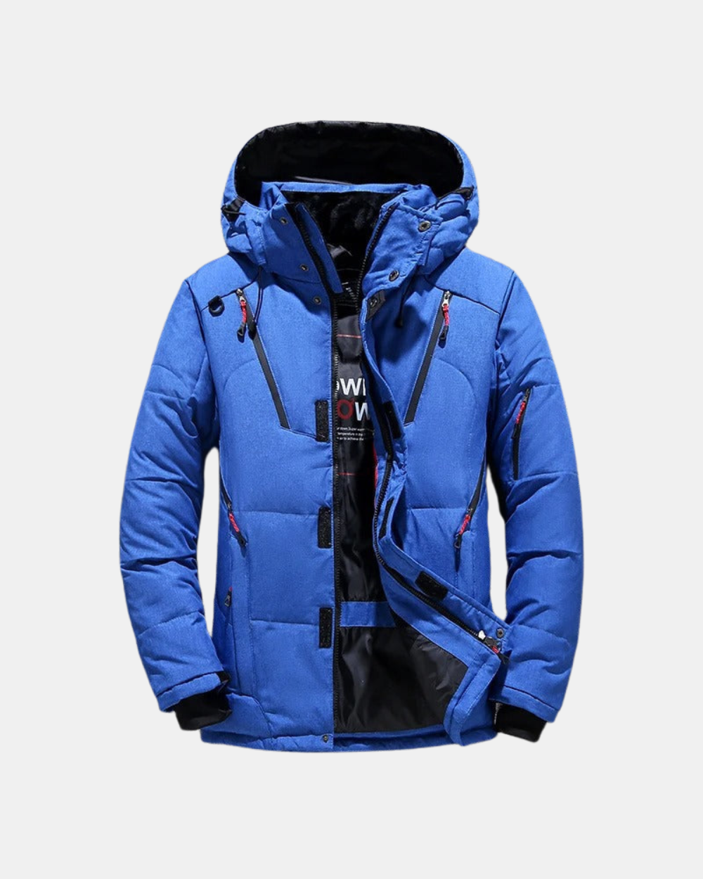 Daan | Men's Tailored Hooded Puffer Jacket – Stylish Warm Winter Coat