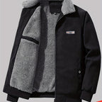 Daan | Men's Corduroy Bomber Jacket with Cozy Teddy Collar
