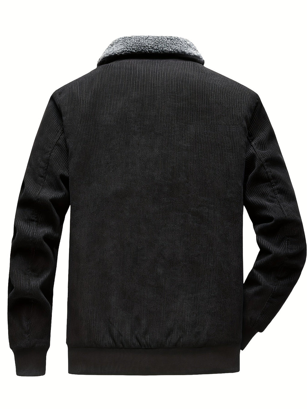 Daan | Men's Corduroy Bomber Jacket with Cozy Teddy Collar