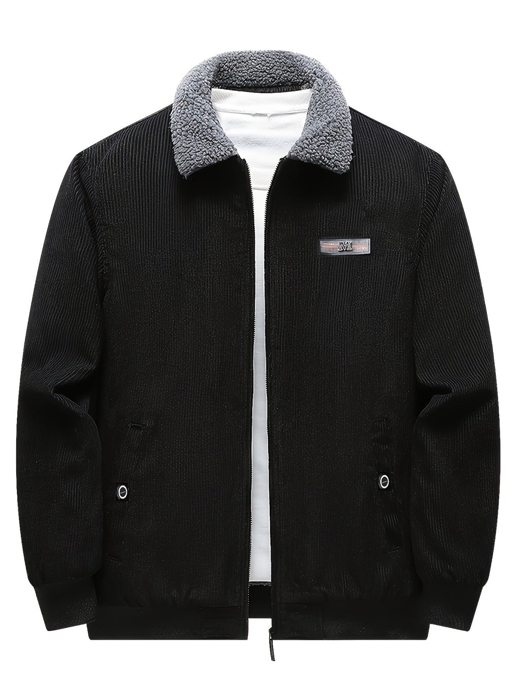 Daan | Men's Corduroy Bomber Jacket with Cozy Teddy Collar