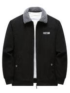 Daan | Men's Corduroy Bomber Jacket with Cozy Teddy Collar