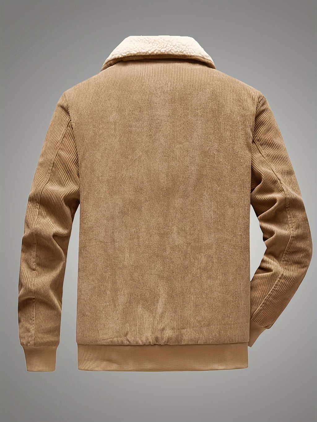 Daan | Men's Corduroy Bomber Jacket with Cozy Teddy Collar