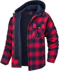 Daan | Men's Warm Fleece-Lined Checked Winter Jacket