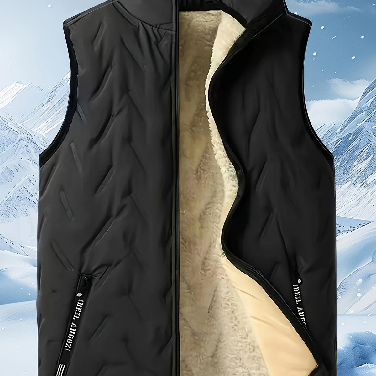 Daan | Men's Warm Lined Sleeveless Vest