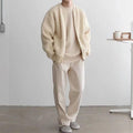 Dennis | Men's Ribbed Zip-Up Bomber Cardigan – Stylish Knit Jacket with Stand Collar