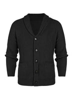 Daan | Men's Shawl Collar Button-Up Cardigan Sweater