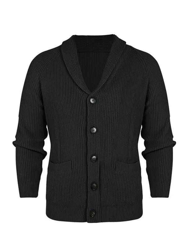 Daan | Men's Shawl Collar Button-Up Cardigan Sweater