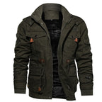 Dario | Men's Warm Fleece-Collar Winter Jacket with Multiple Pockets