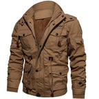 Dario | Men's Warm Fleece-Collar Winter Jacket with Multiple Pockets