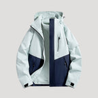 Women's Windbreaker Jacket with Hood and Zipper Pockets