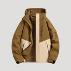 Women's Windbreaker Jacket with Hood and Zipper Pockets