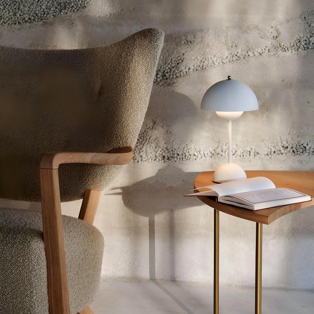 Modern Scandinavian LED Table Lamp - Dimmable Home Lighting