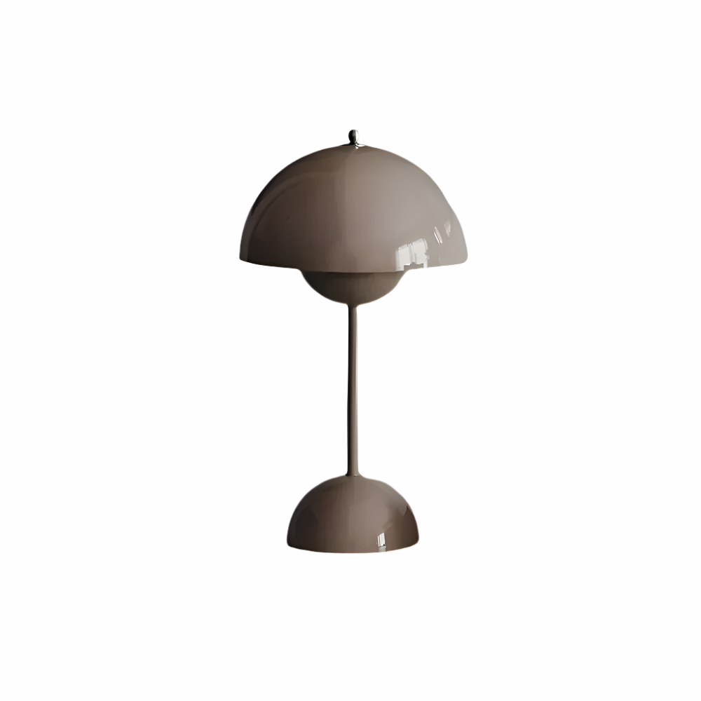 Modern Scandinavian LED Table Lamp - Dimmable Home Lighting - Grey