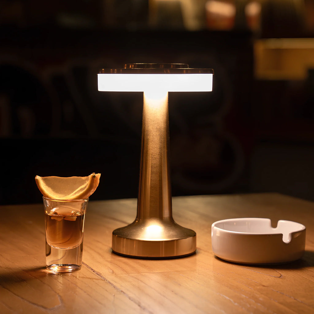 Portable Dimmable Table Lamp - Elegant Retro Design