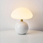 Minimalist Retro Mushroom Table Lamp - Warm Adjustable Light