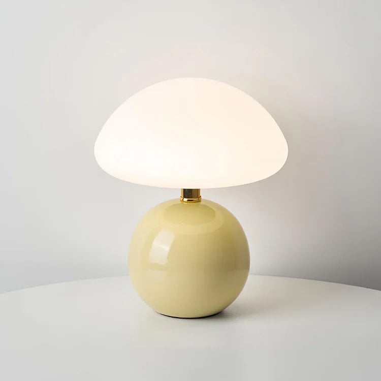 Minimalist Retro Mushroom Table Lamp - Warm Adjustable Light