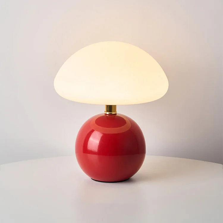 Retro Mushroom Bedside Lamp - Bauhaus-Inspired Table Light