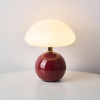 Minimalist Retro Mushroom Table Lamp - Warm Adjustable Light