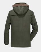 Men’s Warm Lined Hooded Winter Parka Jacket