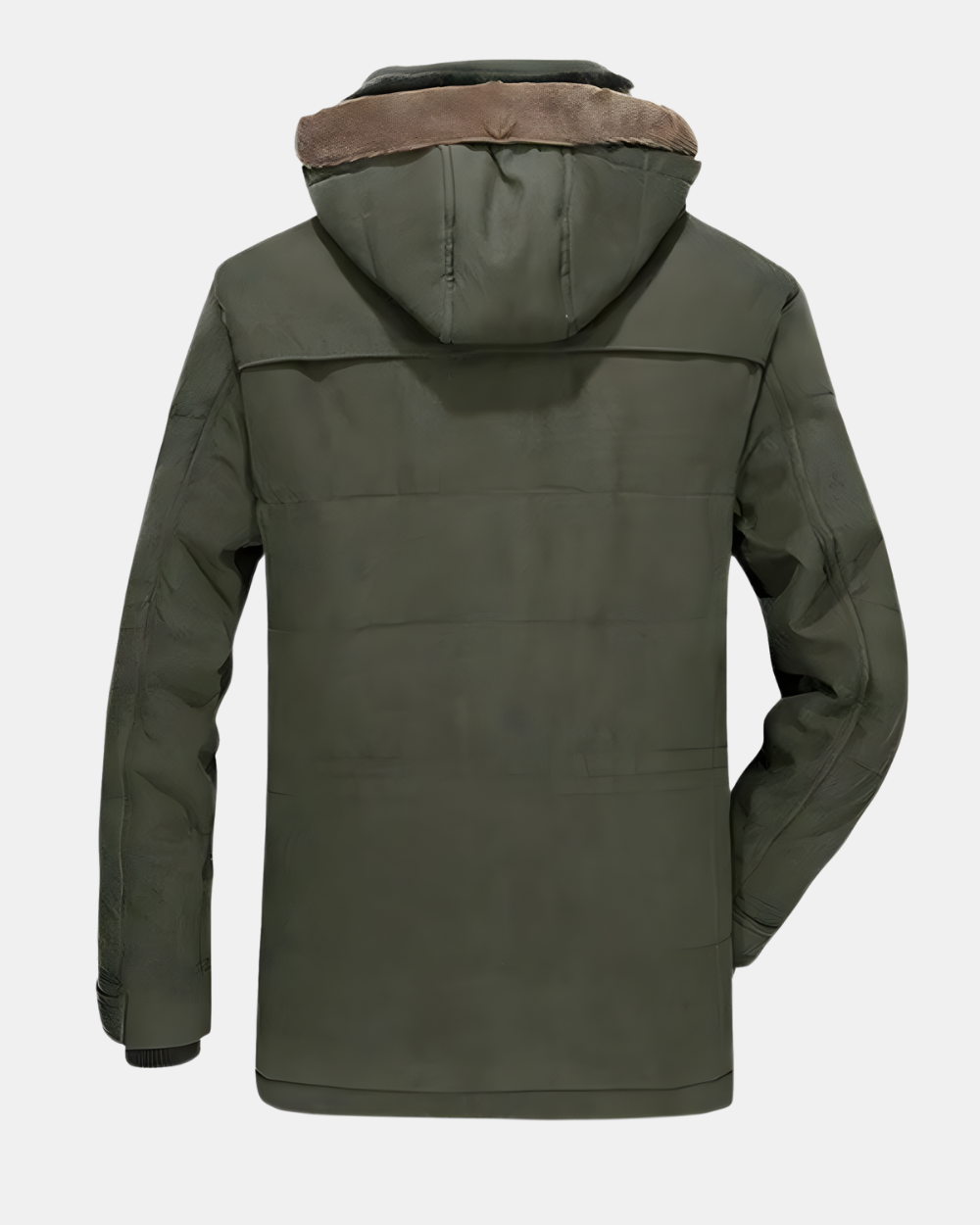 Men’s Warm Lined Hooded Winter Parka Jacket