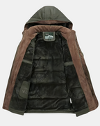Men’s Warm Lined Hooded Winter Parka Jacket