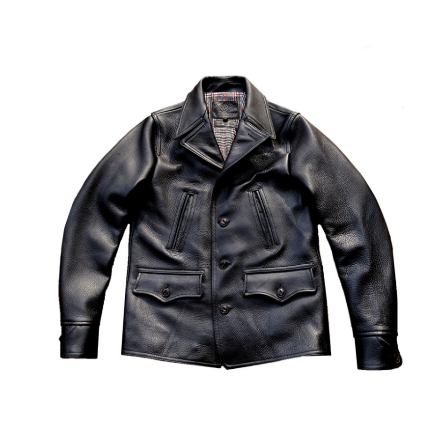 Men's Switchyard Leather Coat Cowhide - S/34
