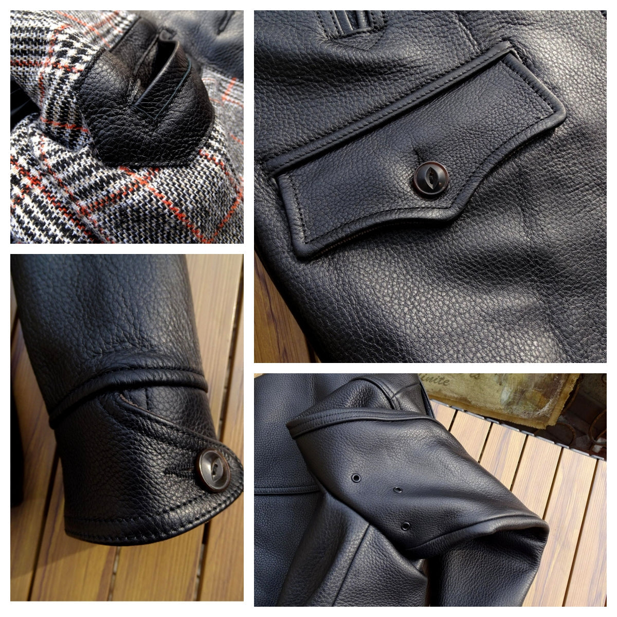 Men's Leather Jacket - XXL/42