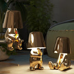 Portable Touch Control Table Lamp - Dimmable Mood Lighting - Gold / Thoughtful