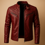 Quilted Stand-Collar Jacket