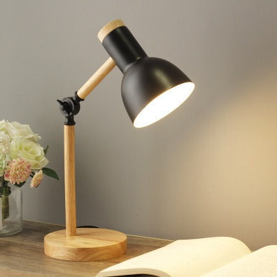 Adjustable Desk Lamp - Modern Lever Arm Directional Light - Black