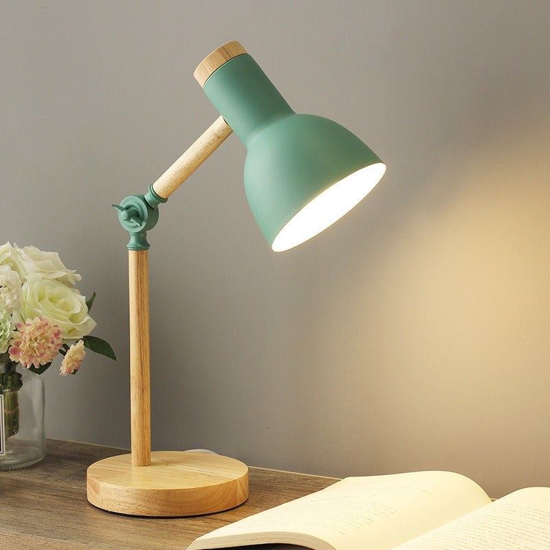 Adjustable Desk Lamp - Modern Lever Arm Directional Light - Green
