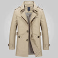 Jasper | Men's Classic Lapel-Collar Trench Coat