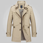 Jasper | Men's Classic Lapel-Collar Trench Coat