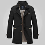 Jasper | Men's Classic Lapel-Collar Trench Coat