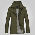 Jasper | Men's Classic Lapel-Collar Trench Coat