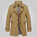 Jasper | Men's Classic Lapel-Collar Trench Coat