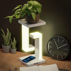 Rechargeable LED Table Lamp - Floating Tensegrity Design & USB Charging