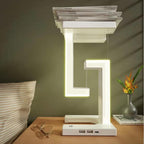 Rechargeable LED Table Lamp - Floating Tensegrity Design & USB Charging