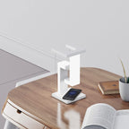 Rechargeable LED Table Lamp - Floating Tensegrity Design & USB Charging